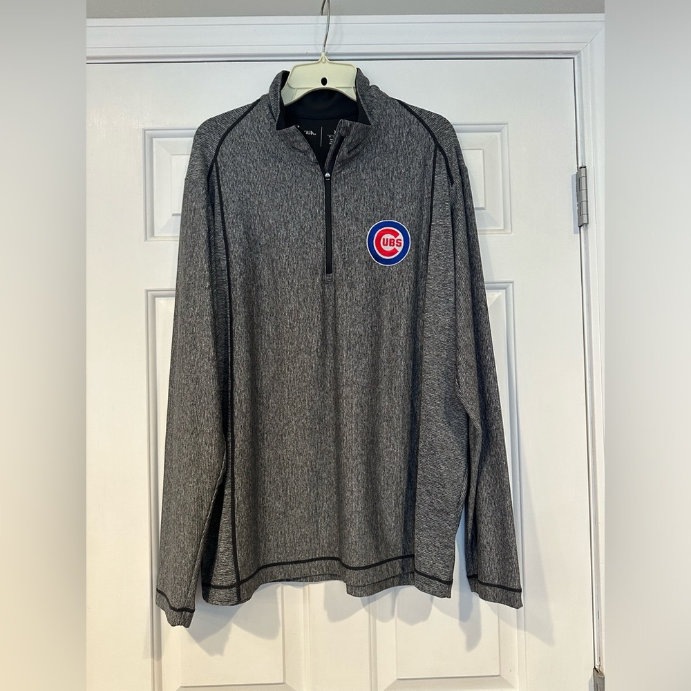 Antigua Cubs Pullover 1/4 Zip